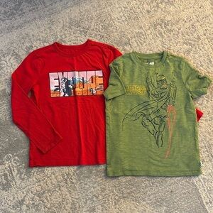 GAP Kids T-Shirt Bundle Mandalorian Astronaut Sz S